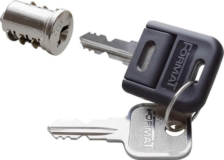 BMB Beschläge Möbelschloss-Zylinderkern, Zylinder Ø 12,5mm, A004 (Profile double cylinder)