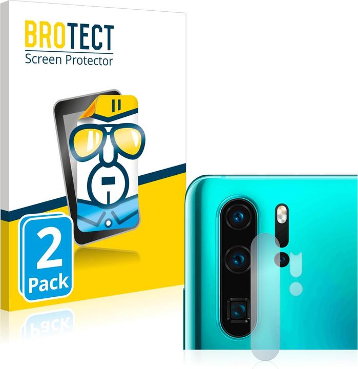 Actual product image BROTECT Screen Protector Clear (2 Piece, Huawei P30 Pro New Edition)