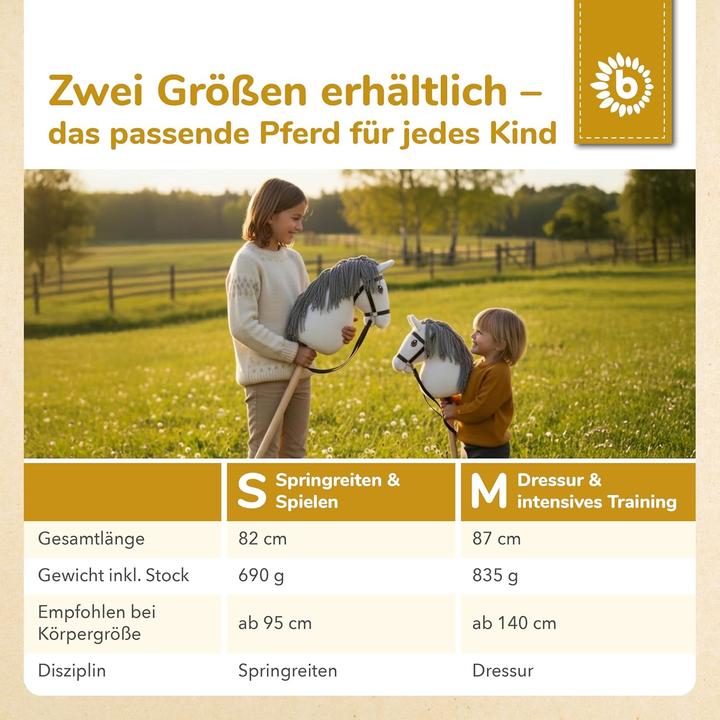 Image du produit Bieco Hobby Horse Steckenpferd mit Trense