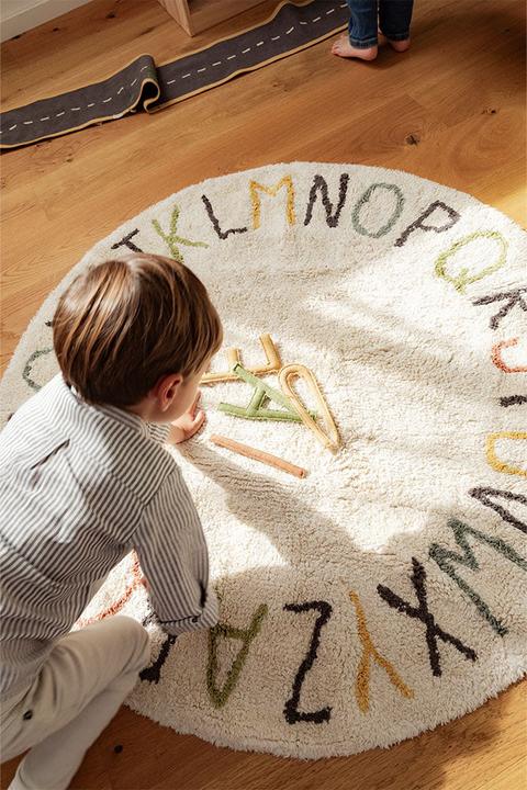Produktbild Lorena Canals Waschbarer Teppich ABC Color And Letter (Rund)