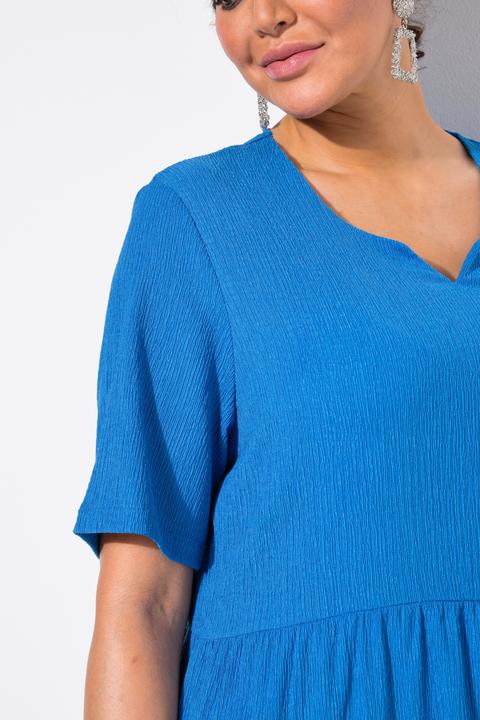 Produktbild Ulla Popken Stufenkleid, A-Linie, Rundhalsausschnitt, Halbarm (50, 52)