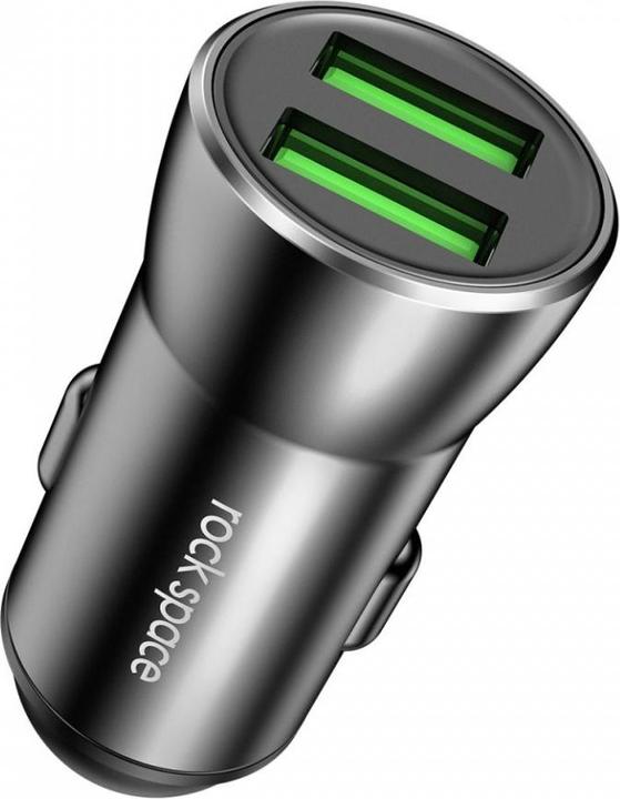 Actual product image Rock H8 Dual Car Charger
