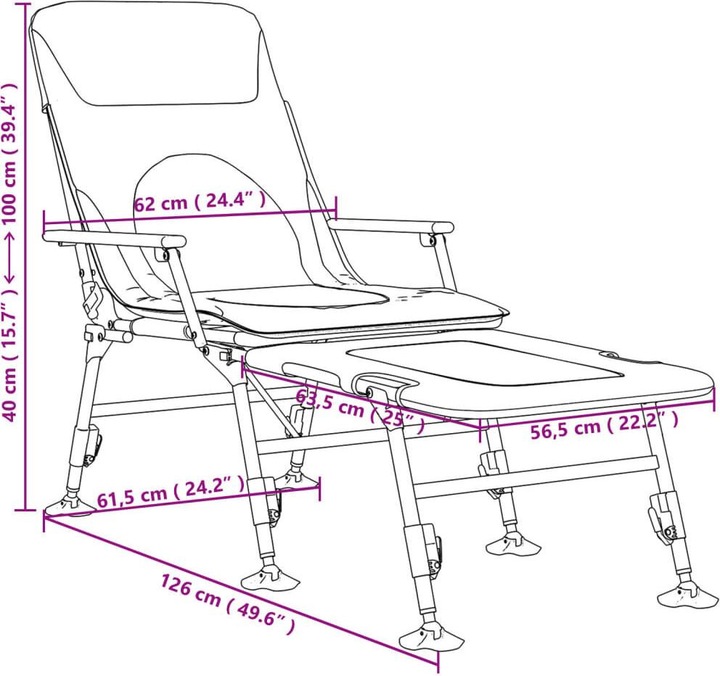 Actual product image VidaXL Katunia (126 cm)