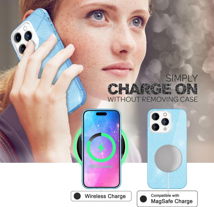 Produktbild Nalia Glitzer Hülle (Apple iPhone 14 Pro Max)