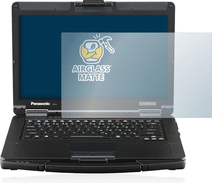 Produktbild BROTECT AirGlass Panzerglasfolie Matt (1 Stück, Panasonic Toughbook FZ-55 Touch)