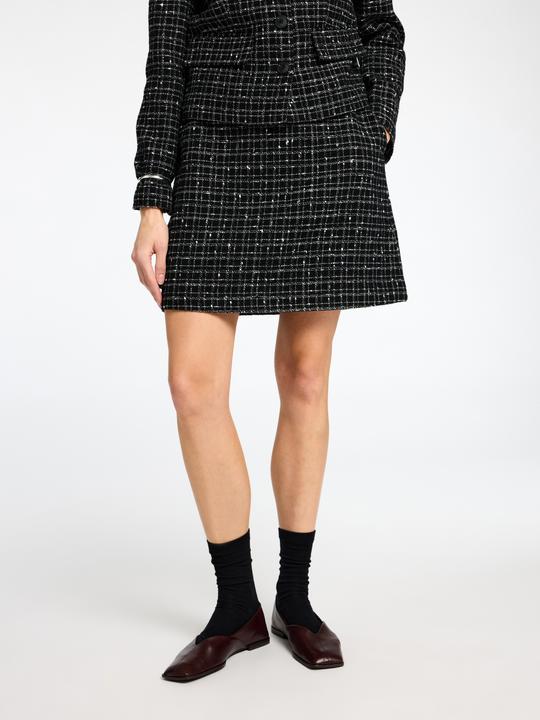 Actual product image Selected Femme Bouclé Mini Skirt (42)