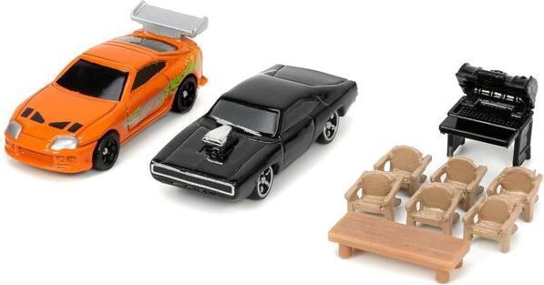 Actual product image Jada Fast & Furious Nano Doms Haus-Diorama mit Fahrzeugen
