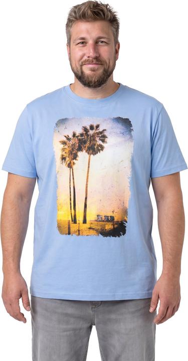 Produktbild Men+ T-Shirts, 2er-Pack, Halbarm, Print, Rundhals (L)
