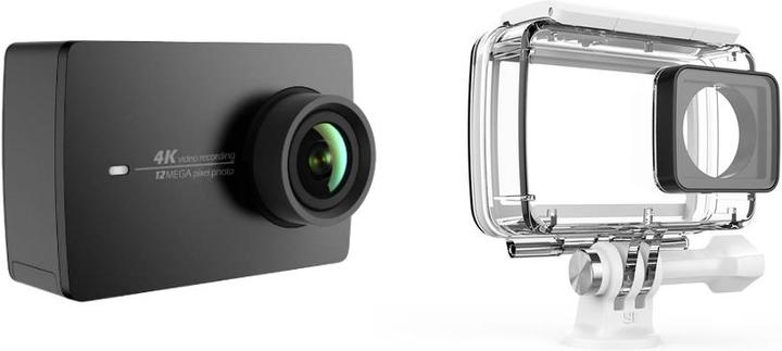 Produktbild YI 4K Action Kamera Schwaz + wasserdichtes Gehäus (30p, WLAN, Bluetooth)