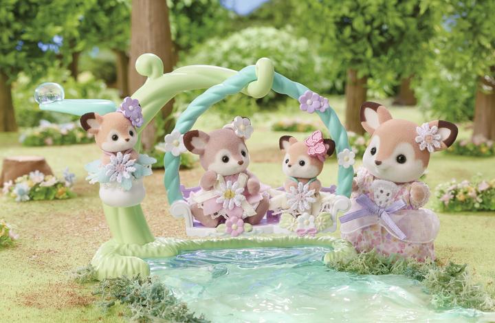 Actual product image Sylvanian Families Reh Babys mit Blumenschaukel Spielset