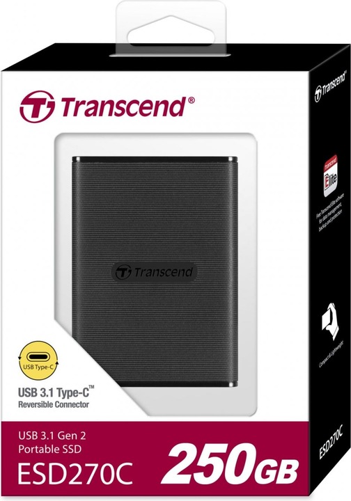 Actual product image Transcend ESD270C (250 GB)