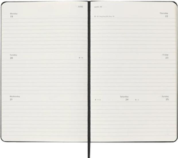 Actual product image Moleskine Pupil Agenda (13 x 21 cm, 1 week / 2 pages)