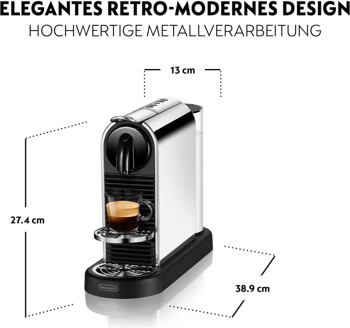 Actual product image De'Longhi Nespresso CitiZ Platinum (NESPRESSO Original)