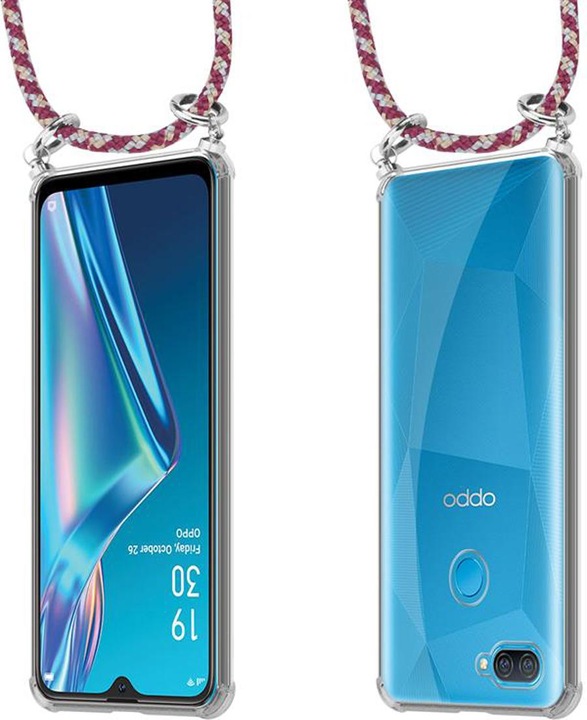 Produktbild Cadorabo TPU Handy Kette SILBER Cover