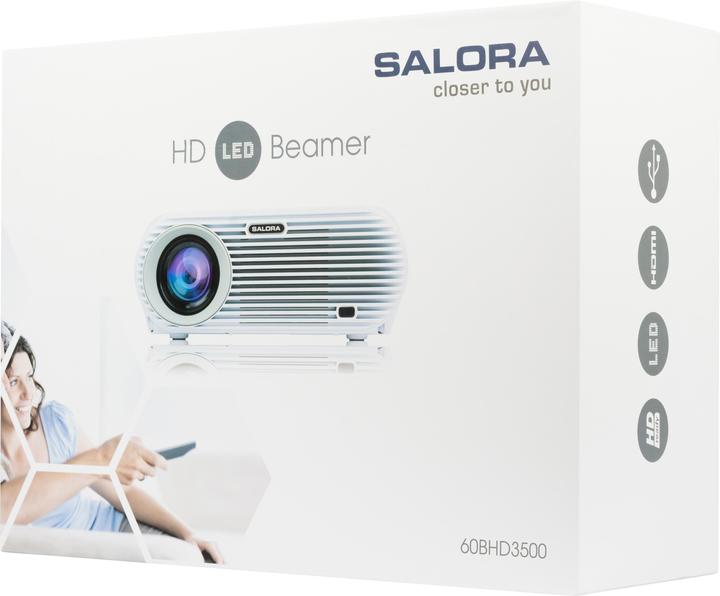 Actual product image Salora 60BHD3500 - Projector - LED - HDMI - USB (WXGA, 3500 lm)
