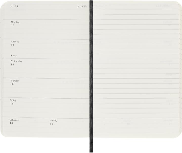 Produktbild Moleskine Taschenagenda (9 x 14 cm, Englisch)