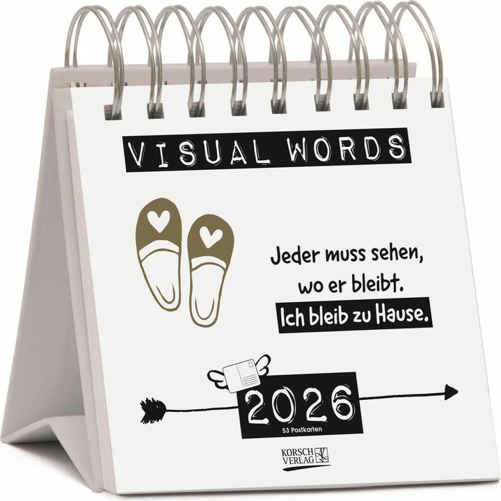 Image du produit Visual Words 2026 (17 x 16 cm, Allemand)