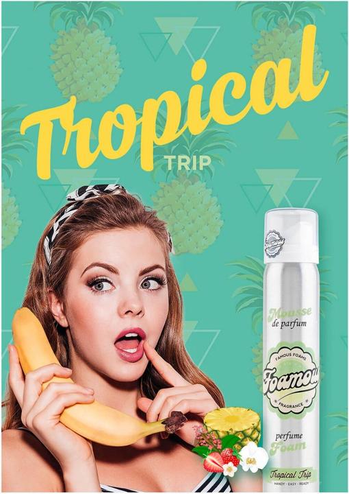 Immagine prodotto Foamous - Mousse de Parfum Viaggio Tropicale (Eau de parfum, 100 ml)