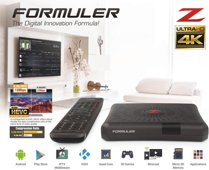 Actual product image Formuler Z (IPTV (ready))