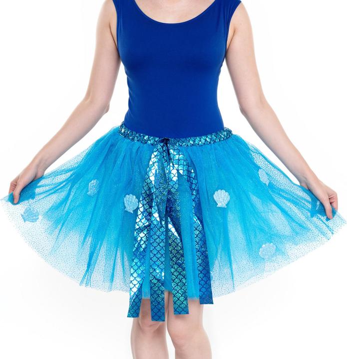 Actual product image Metamorph Meerjungfrau Tutu blau - für Faschingskostüm (One size)
