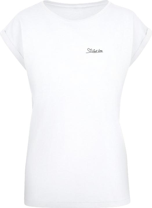 Produktbild Merchcode Ladies Just love Extended Shoulder Tee - 116533 (XL)