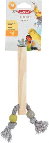 Produktbild Zolux Zitstok Hout Met Touw Assorti