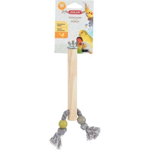 Thumbnail - Zolux Zitstok Hout Met Touw Assorti, Vogelheimeinrichtung