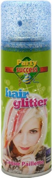 Produktbild Fasnacht Haar Glitterspray blau