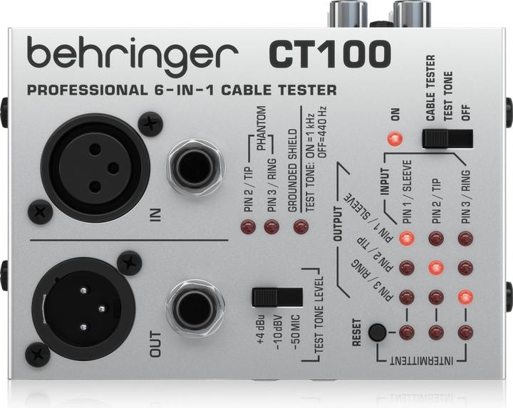 Actual product image Behringer Cable Tester CT100 (Audio cable tester)
