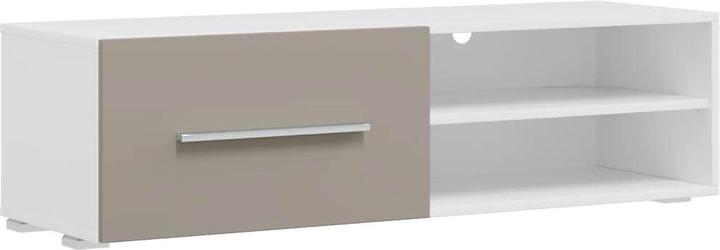 Produktbild vidaXL 5-tlg. Wohnwand mit LED-Beleuchtung Steingrau Holzwerkstoff TV-Möbel