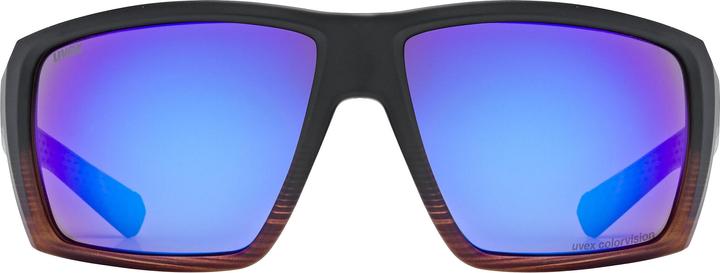 Produktbild Uvex Sports mtn venture CV (black-demi matt, colorvision buzzy blue (S3))