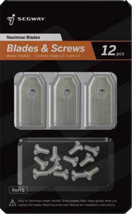 Actual product image Segway-Navimow Set of 12 knives (Mowing robot, Lawn mower blades + replacement blades garden machinery)
