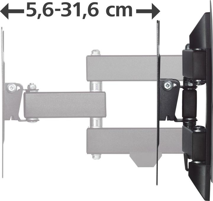 Actual product image Hama TV wall bracket (Wall, 20 kg, 19" - 48")