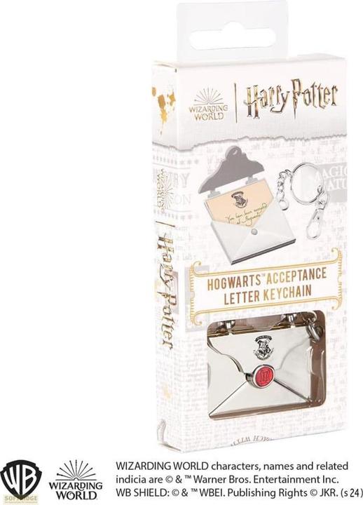 Image du produit Noble Collection Harry Potter Porte-clés métal Hogwarts Acceptance Letter