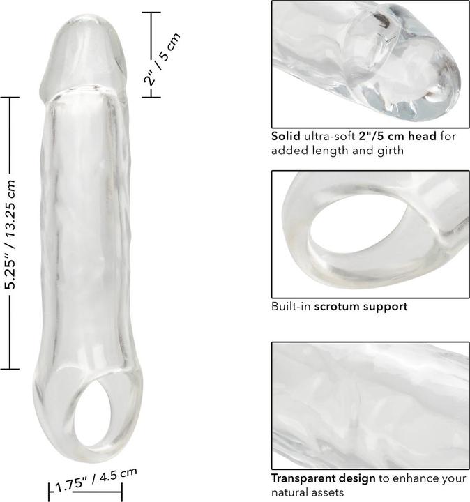 Actual product image CalExotics California Exotics - Performance Maxx Clear Extension 7,5 Transparent
