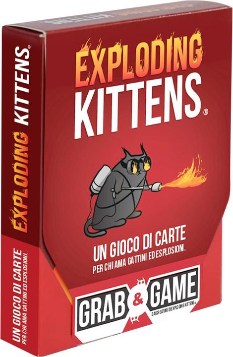 Actual product image Asmodée Exploding Kittens Grab & Game 2.0 (Italian, 2 - 5 Players)