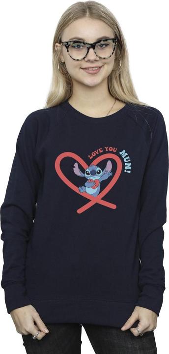 Immagine prodotto Disney Lilo & Stitch Love You Mum Felpa Donna (XXL)