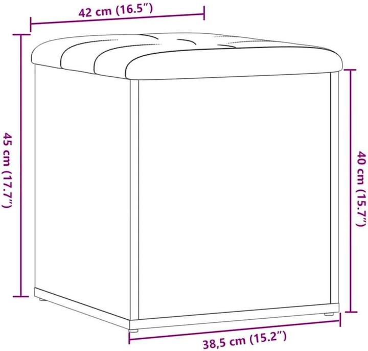 Produktbild vidaXL Sitzbank (42 cm)