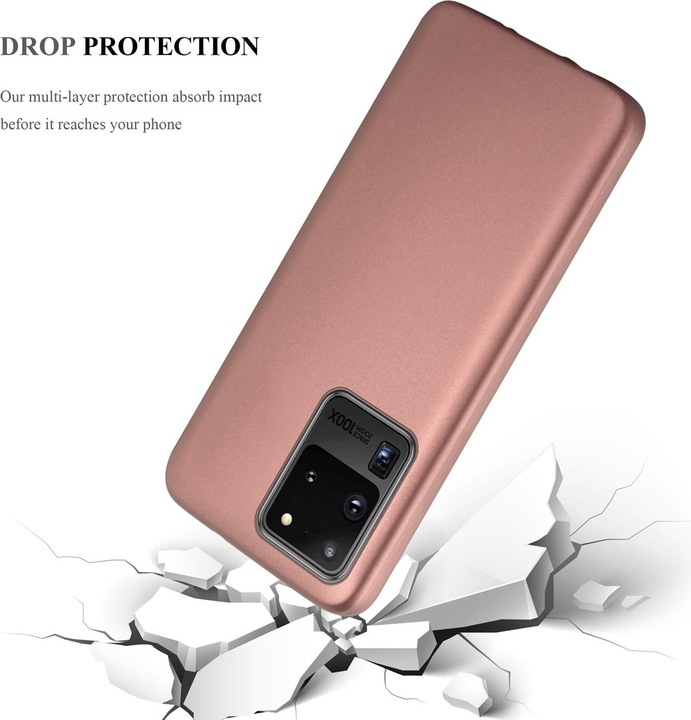 Produktbild Cadorabo TPU Matt Metallic Cover (Samsung Galaxy S20 Ultra)