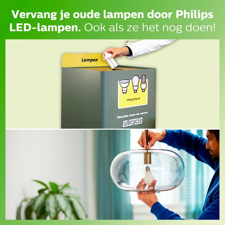 Actual product image Philips Lamp (E27, 4.30 W, 470 lm, 3 x, F)