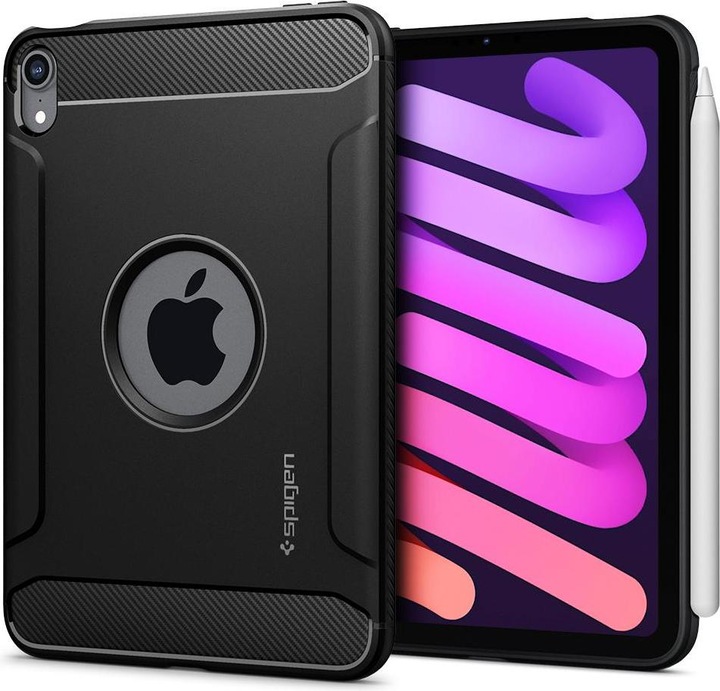 Actual product image Spigen RUGGED ARMOR IPAD MINI 6 2021 MATTE Black (iPad mini 6)