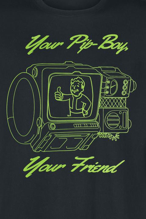 Immagine prodotto Difuzed Maglietta Fallout Il tuo Pip-boy Il tuo amico Uomo (XL)