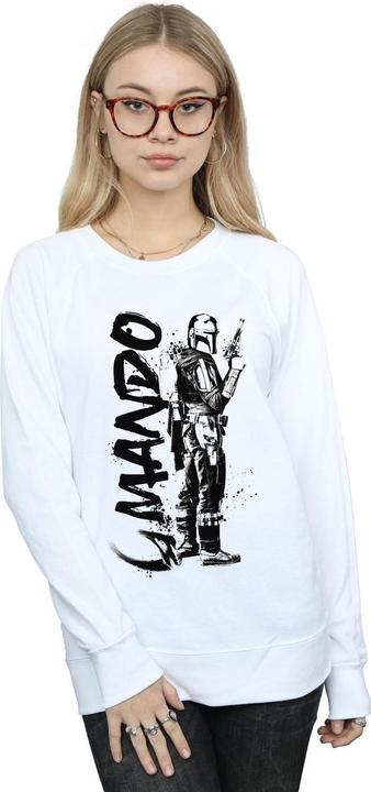 Image du produit Star Wars - Sweat THE MANDALORIAN SPLAT MANDO - Femme (L)