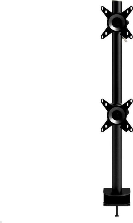 Actual product image Dataflex Viewmate monitor holder 2 monitors on top of each other (52.673), black (Table, 15 kg)