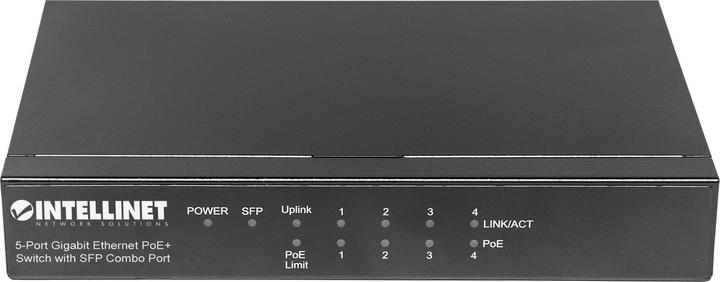 Produktbild Intellinet Gigabit Ethernet Energie Über Ethernet Unterstützung NetzwerkSwitch (5 Ports)