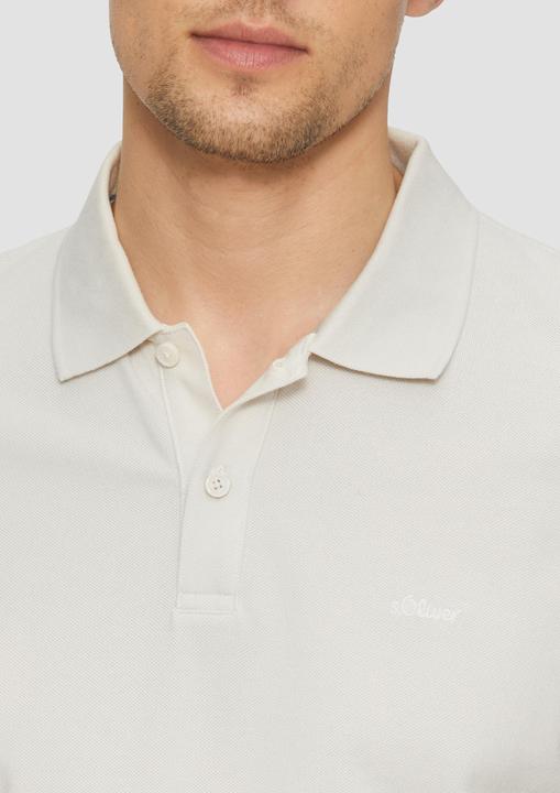 Produktbild S.Oliver Polo-Shirt Poloshirt aus Baumwollpiqué (S)