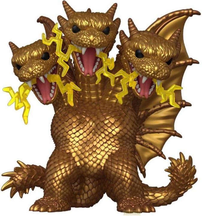 Produktbild Funko *heo Exclusive Edition* Godzilla Super Sized POP! Movies Vinyl Figur King Ghidora (Electric) 15 cm