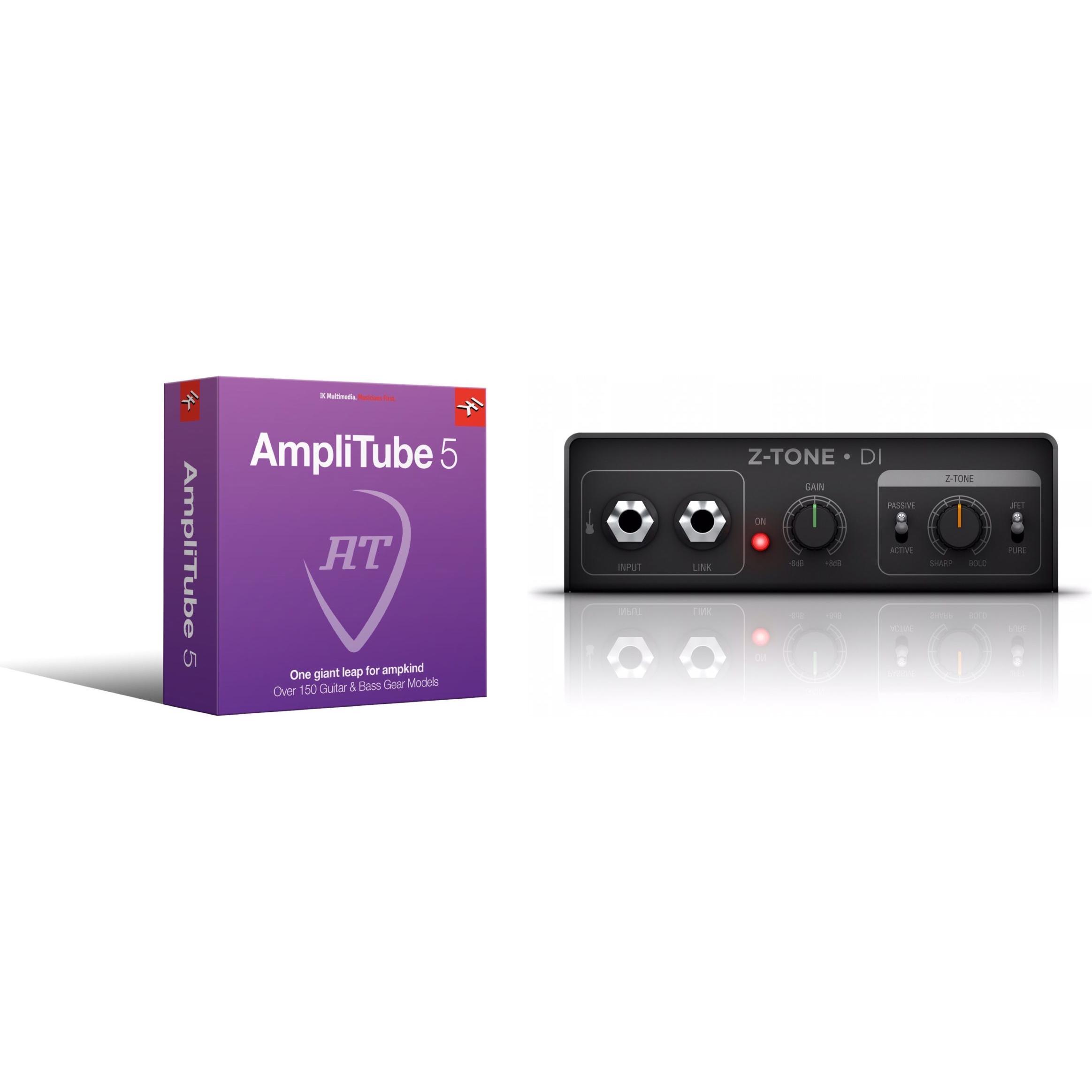 Thumbnail - IK Multimedia Z-TONE DI + AmpliTube 5 Bundle, Recording Zubehör