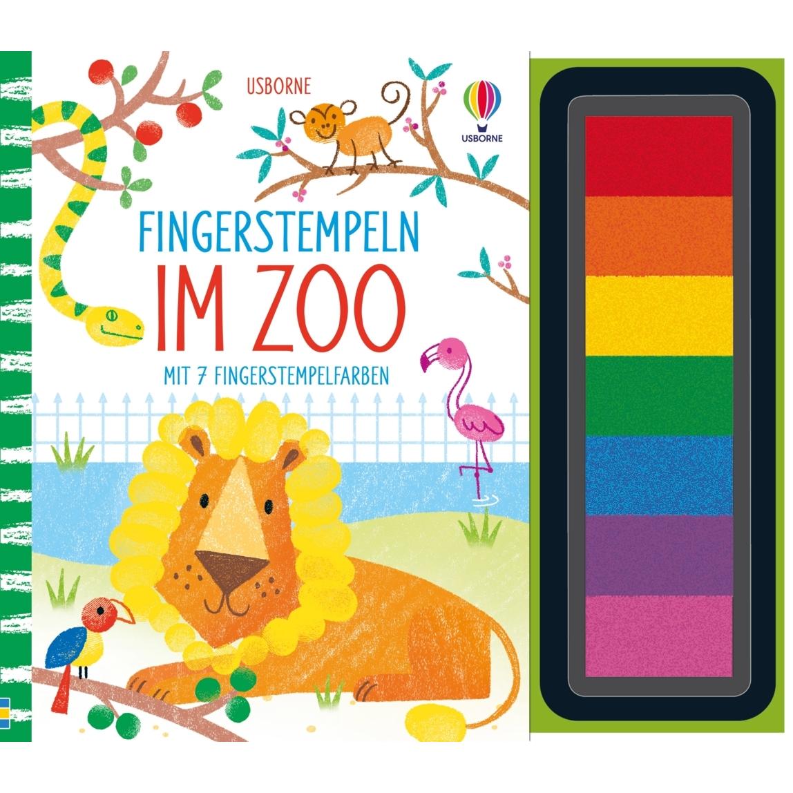 Usborne Publishing, Stempel, Fingerstempeln: Im Zoo