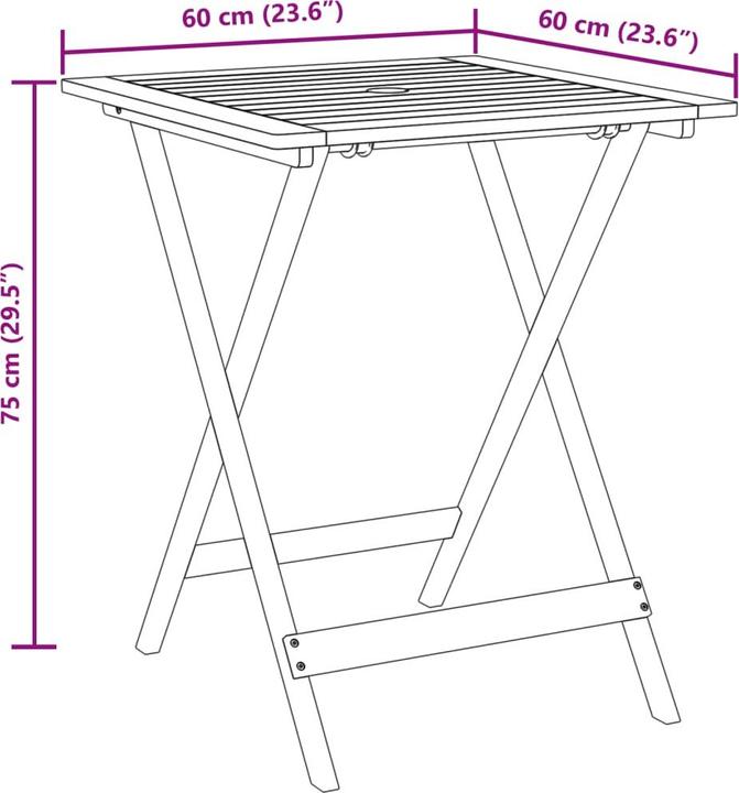 Immagine prodotto vidaXL Münchenbernsdorf (60 cm)